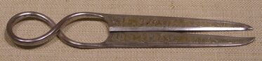 Photo shows Chinese made scissors from between 600-900 A.D. 