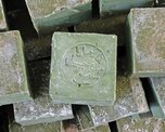 Picture showing a replica of ancient soap